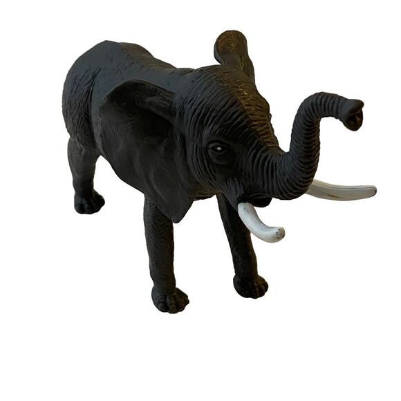 Greenbriar International Plastic Safari Animal Figurines Hippo Tiger Elephant - Picture 4 of 15